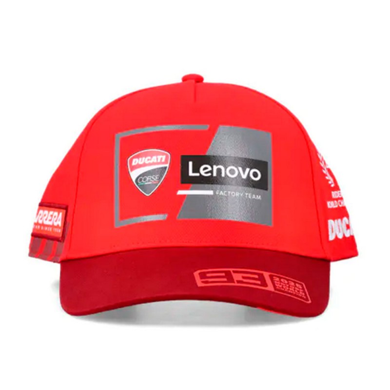 2019年MotoGP MISSION NOW ボストンバッグとDucati帽子 Marc Márquez 93 Ducati MotoGP Cap. Available in red, unisex.