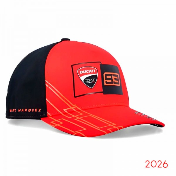 Ducati Corse Marc Márquez Kappe 2026 | Offizielle Team Red Edition