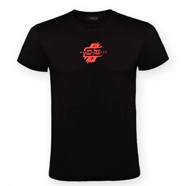 T-shirt nera Marc Márquez 93 Look Black