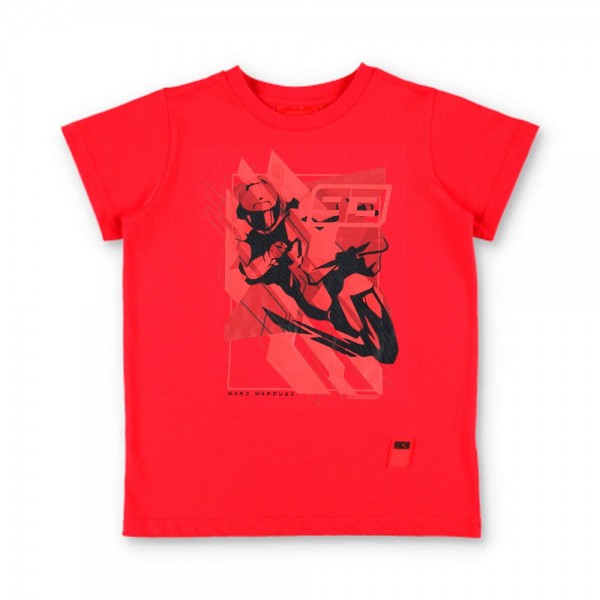 Camiseta infantil Marc Marquez - Moto roja 2026