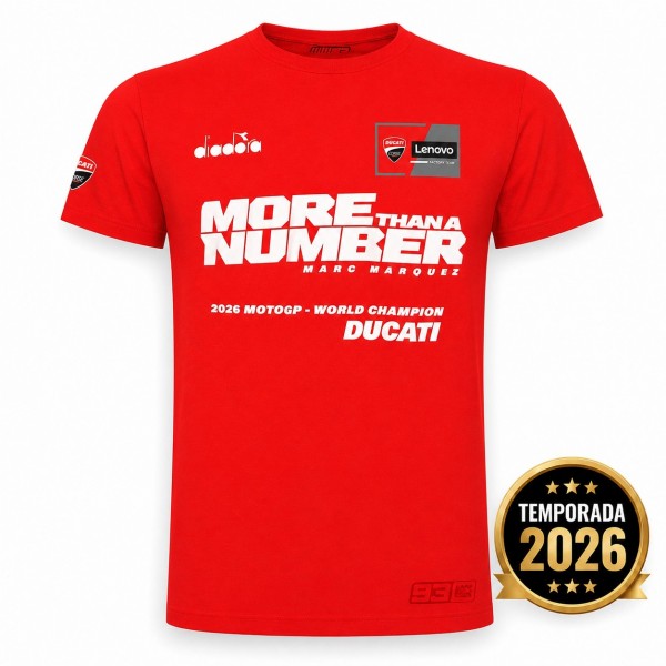 Camiseta Oficial Campeón del Mundo MotoGP 2025 🏆 + Camiseta Oficial Ducati